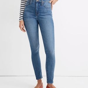 Madewell high rise skinny jeans